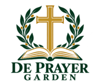 de prayer garden logo with transparent background